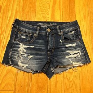 American Eagle Denim Ripped Shorts